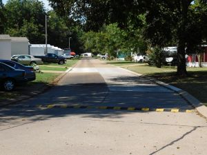Pecan Valley Street Showing Main Road into Neighborhood